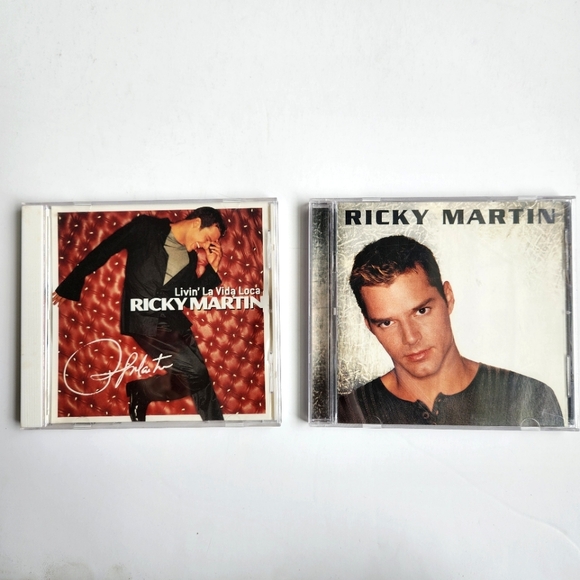 1999 Ricky Martin Audio CDs Y2K Vintage, Livin LA Vida Loca, Columbia Records - Picture 6 of 11